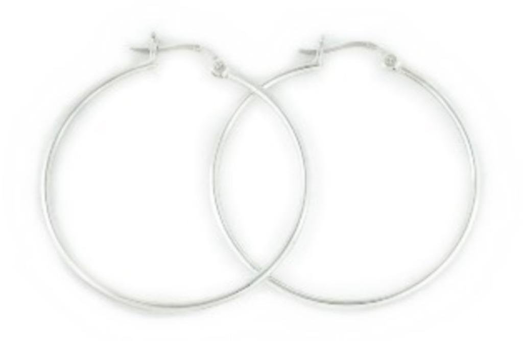 Boucles d'oreilles créoles argent 925 22mm, Enlèvement ou Envoi, Neuf, Argent, Argent