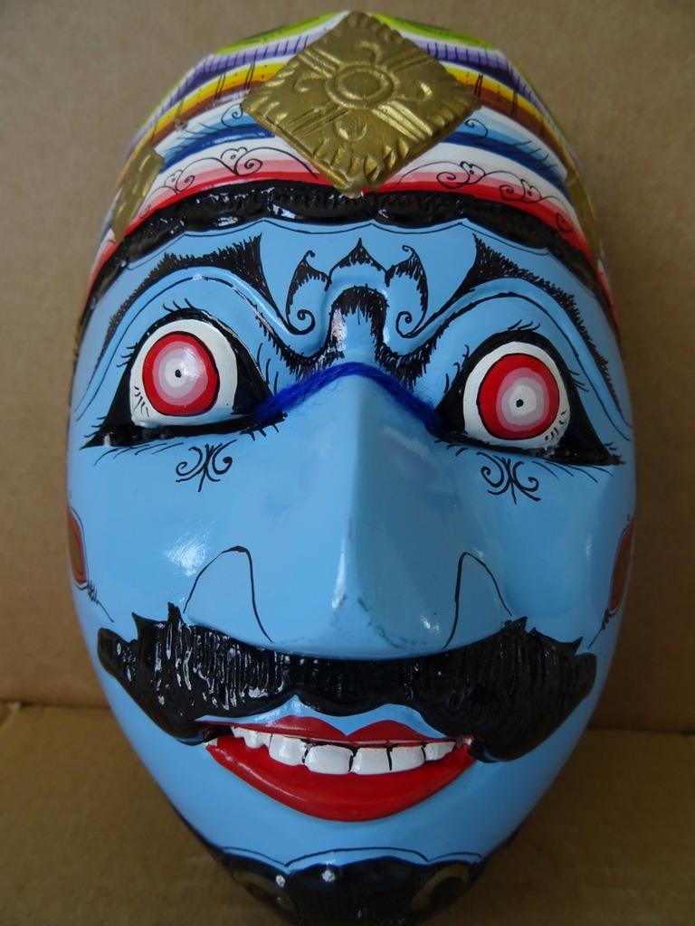 Masque Indonésie masque indonésien masque en bois vintage, Enlèvement ou Envoi