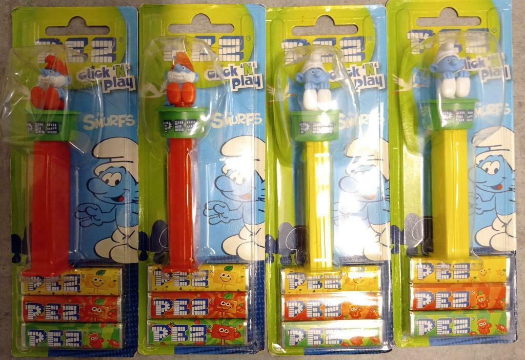 Pez dispensers De smurfen, Ophalen of Verzenden, Zo goed als nieuw, Gebruiksvoorwerp