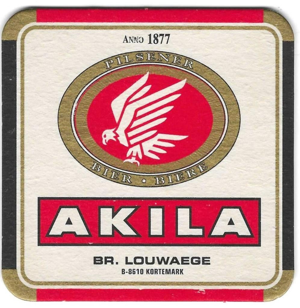 bierviltje 1st Akila, Verzamelen, Biermerken, Verzenden