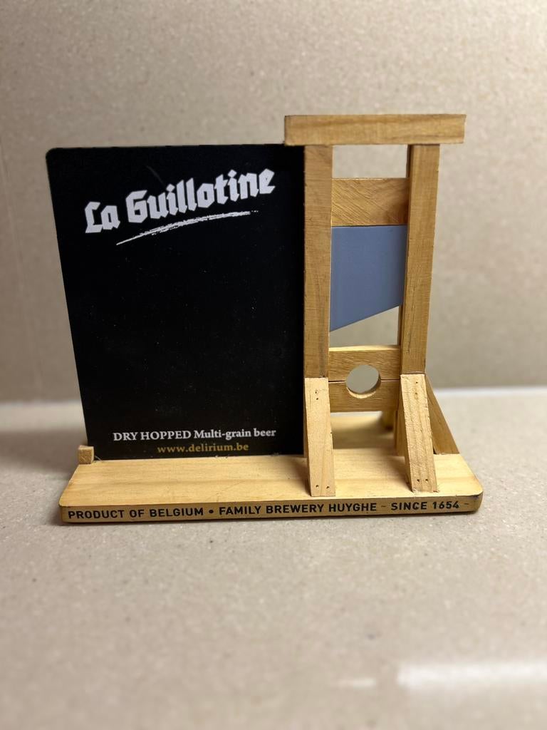 Bière Delirium La Guillotine, Envoi, Neuf, Panneau, Plaque ou Plaquette publicitaire, Autres marques