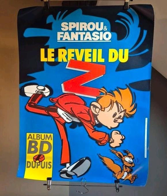 Affiche / poster Spirou et Fantasio, Enlèvement ou Envoi, Comme neuf