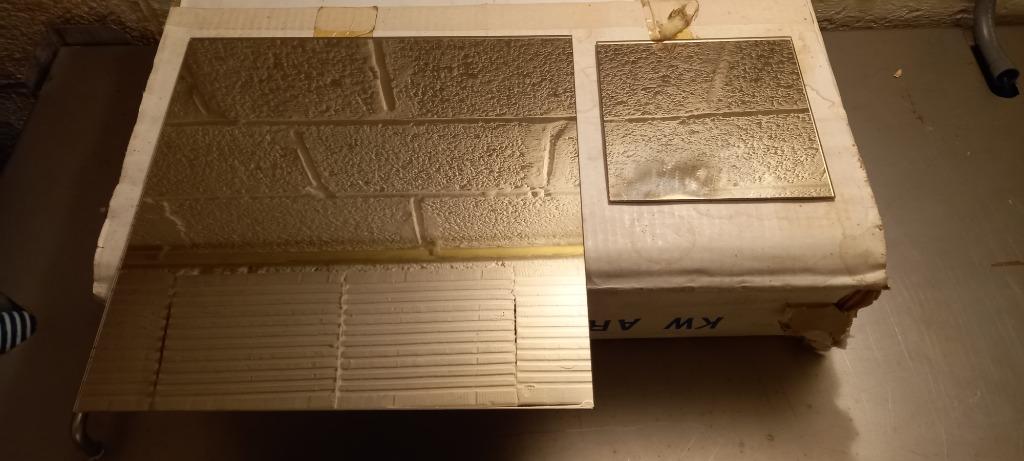 Bronskleurige spiegels (41 stuks), Huis en Inrichting, Ophalen, Minder dan 50 cm, Vierkant, Zo goed als nieuw