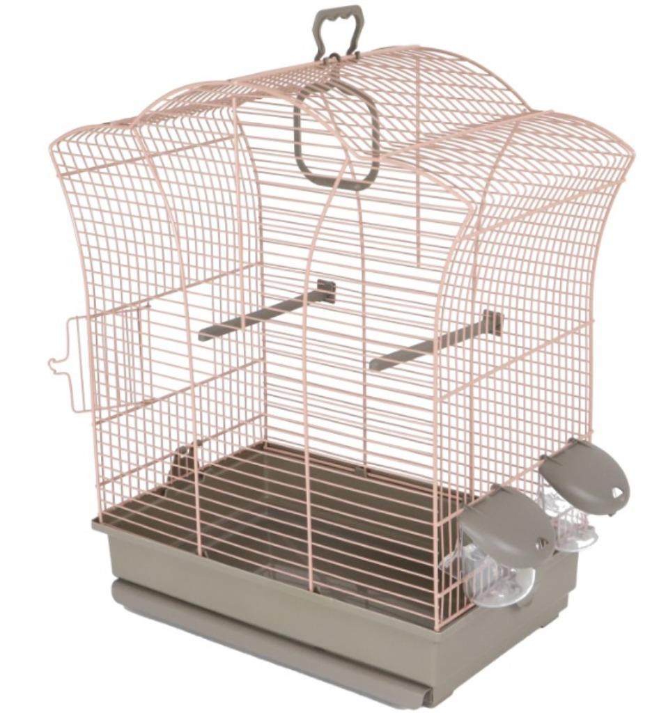 Vogelkooi Voltrega 649 Salmon-Mocca, Dieren en Toebehoren, Vogels | Hokken en Kooien, Ophalen, Nieuw, Kunststof, Vogelkooi