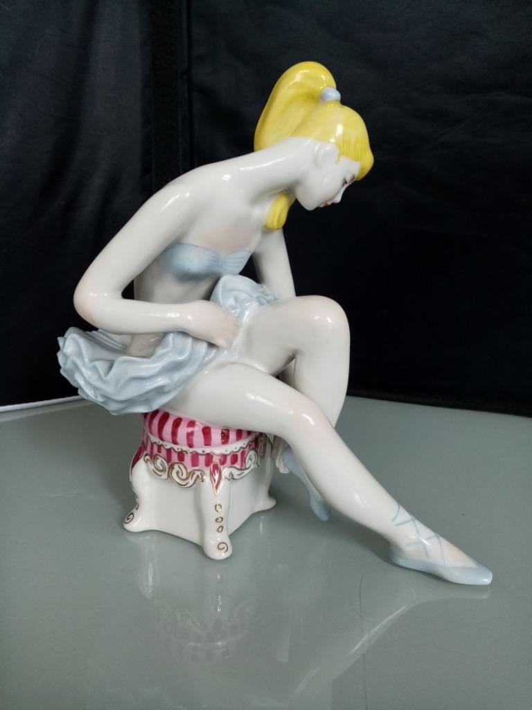Figurine porcelaine Ukrainienne Ballerine Yelena Yelochka 60, Enlèvement ou Envoi