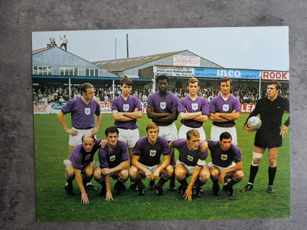 CARTE POSTALE DE L'ÉQUIPE DE FOOTBALL ANDERLECHT 1970 XXL, Envoi, Comme neuf