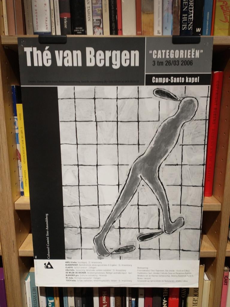 Thé van Bergen "Categorieën" Campo-Santo affiche 2006, Ophalen of Verzenden, Zo goed als nieuw