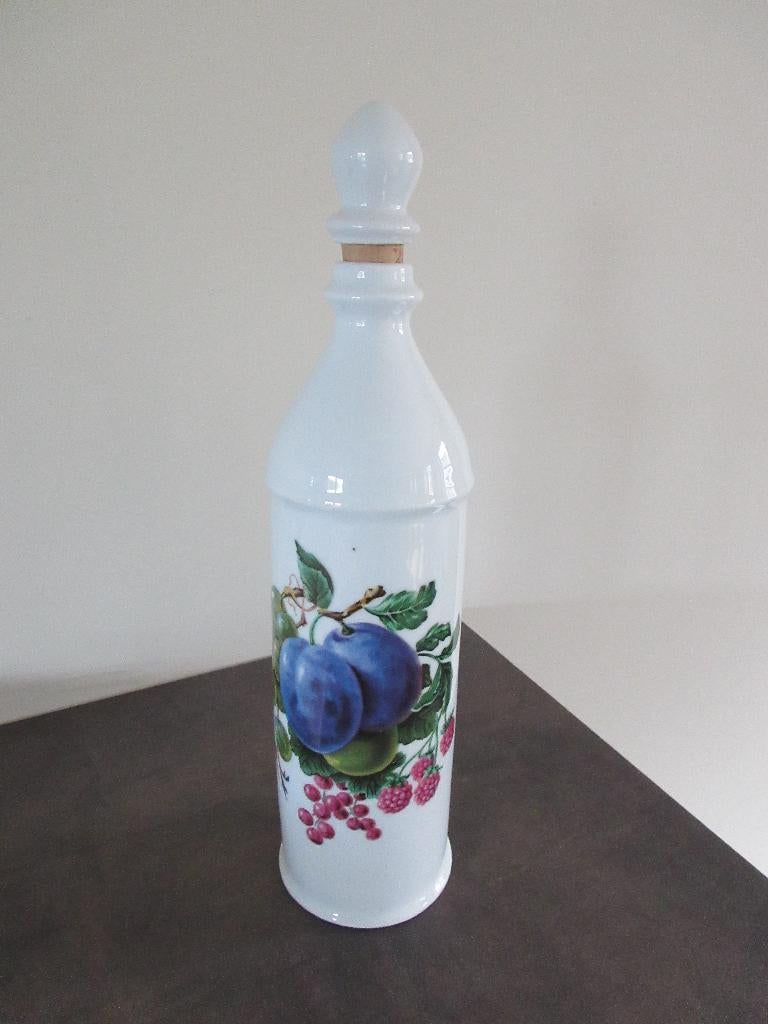 Kruik oliekruik fles in porselein France FD Chauvigny, Antiek en Kunst, Ophalen