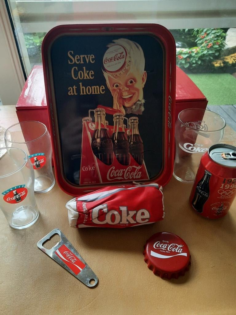Doos coca cola assecoires, Enlèvement, Comme neuf