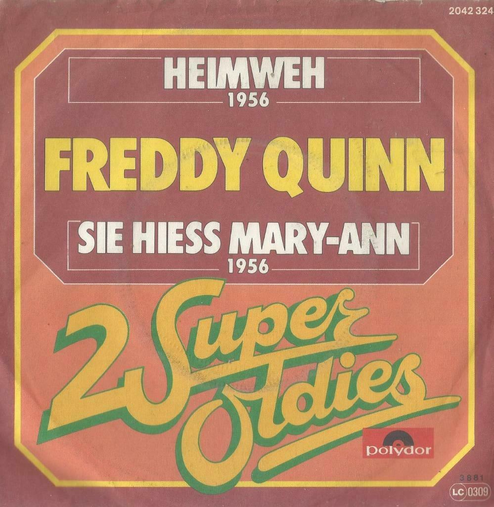 Freddy Quinn – Heimweh / Sie hiess Mary-Ann – Single, Enlèvement ou Envoi, Utilisé, Pop