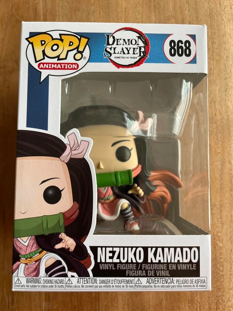 Funko Pop Demon Slayer 868 (Nezuko Kamado), Ophalen of Verzenden, Zo goed als nieuw