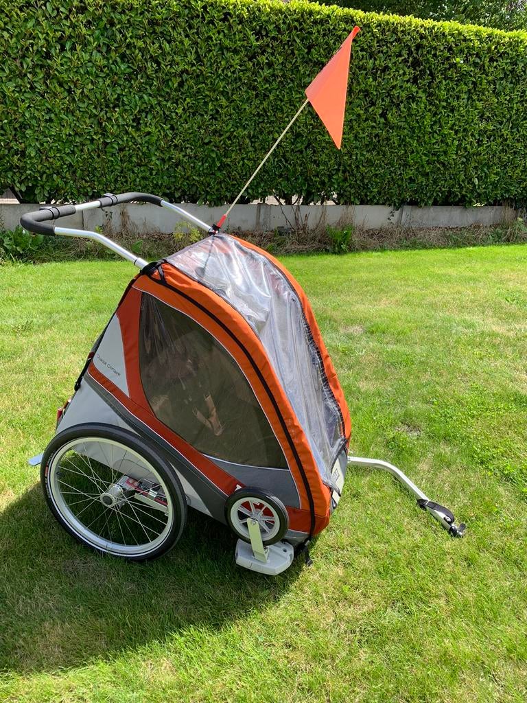 Thule fietskar voor 1 of 2 kindjes, Ophalen, Gebruikt, Kinderkar, Thule