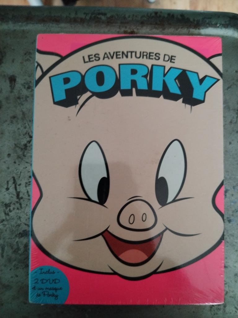 Porky Pig – De avonturen van Porky Pig (2 DVDs en masker), Cd's en Dvd's, Verzenden, Nieuw in verpakking, Amerikaans, Tekenfilm