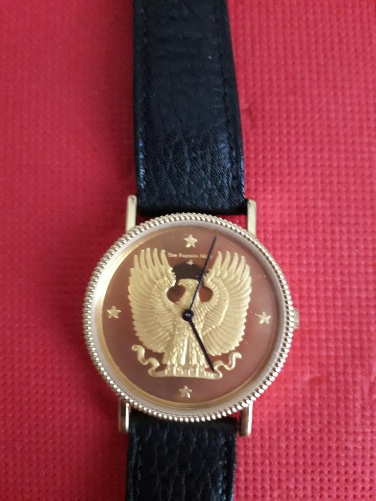 MONTRES PLAQUE OR MADE IN SUA, Bijoux, Sacs & Beauté, Montres | Hommes, Montre-bracelet, Autres marques, Comme neuf, Or