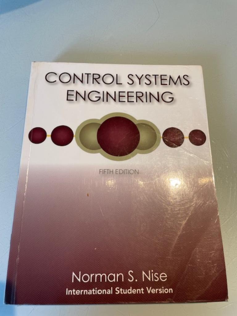 Control system engineering, Boeken, Regeltechniek, Norman S.Nise, Ophalen, Gelezen