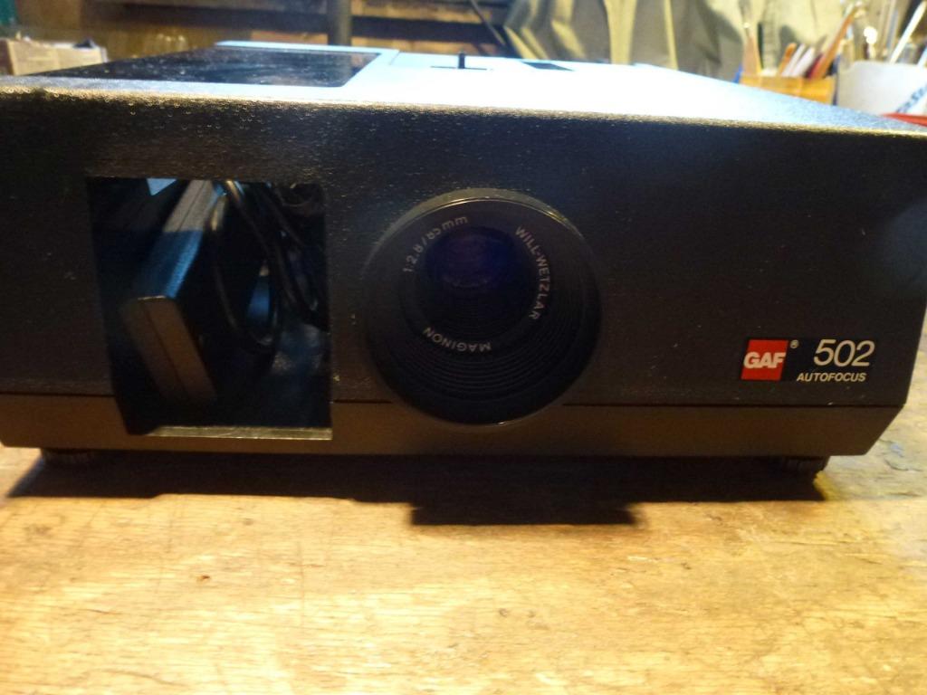 Projecteur pour dias GAF type 502 (n°1)  - parfait état, TV, Hi-fi & Vidéo, Projecteurs dias, Enlèvement ou Envoi, Comme neuf