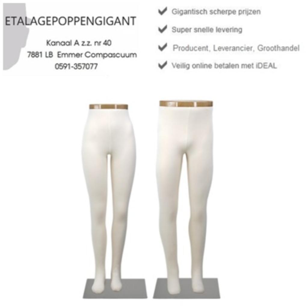 Nieuw: Flexibele Etalage Benen - Mannelijk/Vrouwelijk Model, Overige kleuren, Nieuw, Ophalen of Verzenden, ETALAGEPOPPENGIGANT.NL