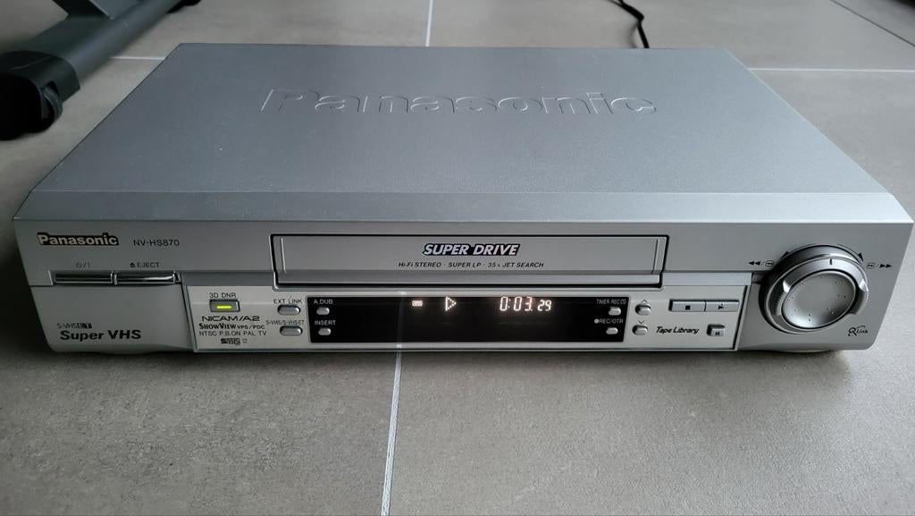 Panasonic NV-HS870 svhs videorecorder, Ophalen of Verzenden