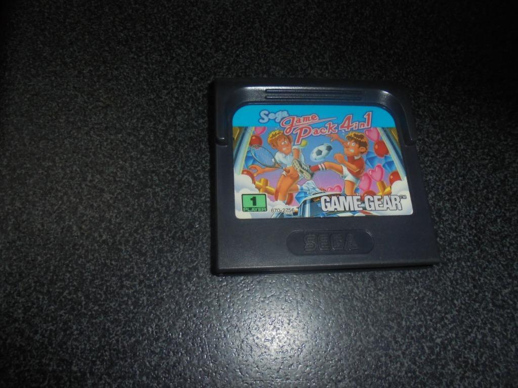 Sega game gear Sega Game pack 4 in 1 (orig), Enlèvement ou Envoi, Utilisé, Game Gear
