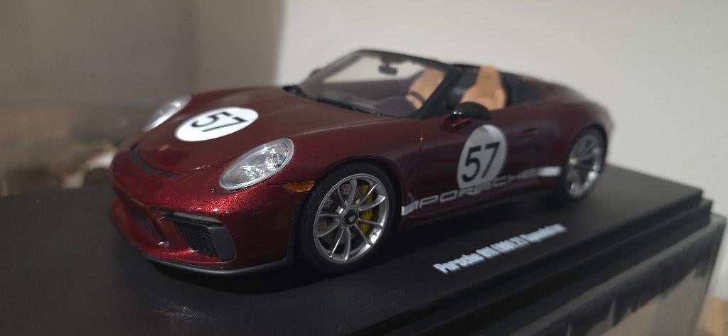 Porsche 911 Speedster "Heritage Edition" 1:18 GT-Spirit, Ophalen of Verzenden, Nieuw, Auto, Overige merken