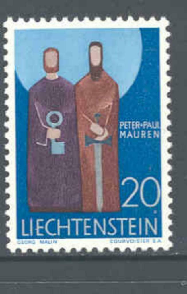 Liechtenstein 1967-71 Peter and Paul (Mauren) **, Verzenden, Overige landen, Postfris