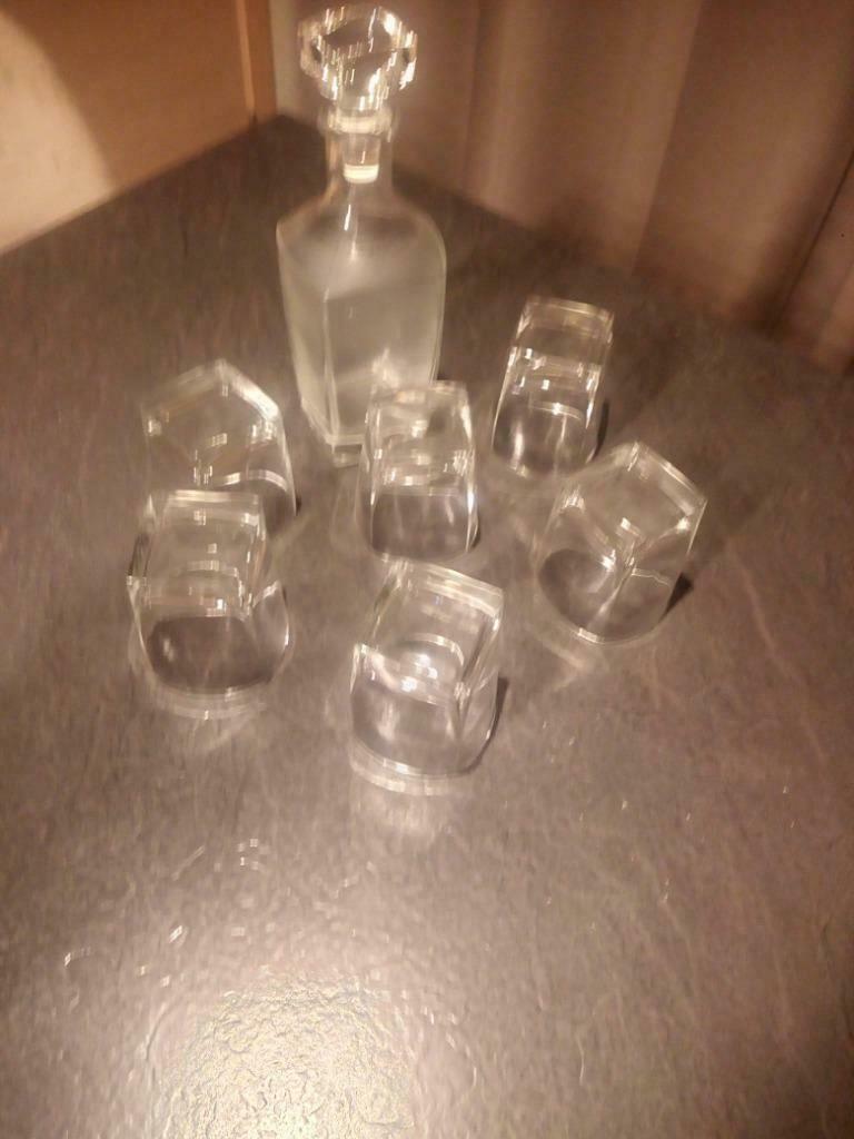 Wisky set, Ophalen