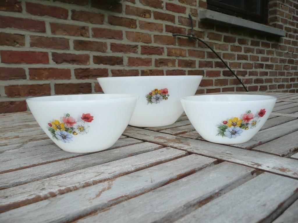 arcopal (bloemen) tassen, ondertassen, serveerkommen, Maison & Meubles, Cuisine | Vaisselle, Comme neuf, Tasse(s) et/ou soucoupe(s)