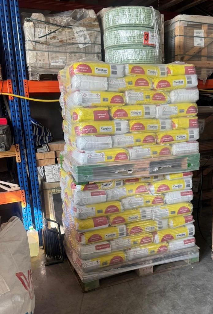 Zeer goeie flex lijm WeberCol Primo 25kg, Doe-het-zelf en Bouw, Ophalen, Nieuw