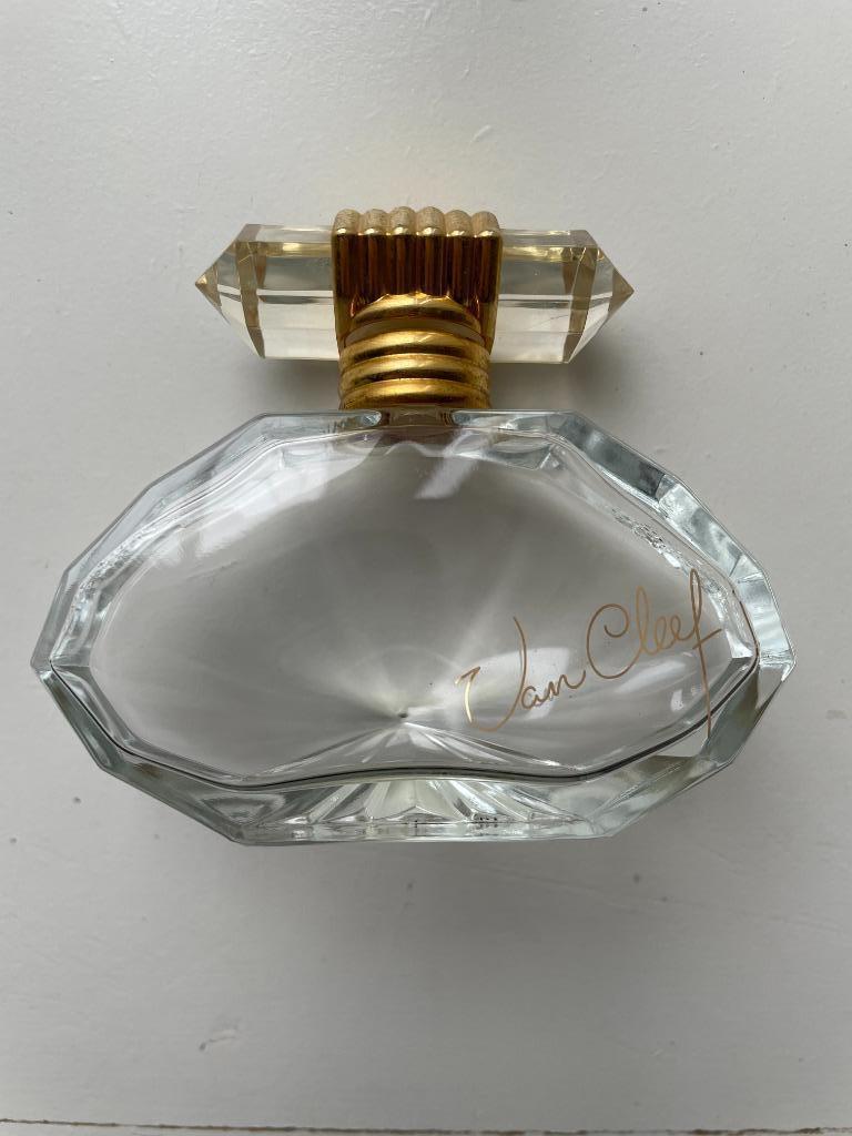 Leeg parfum flesje Van Cleef, Enlèvement ou Envoi, Utilisé, Bouteille de parfum