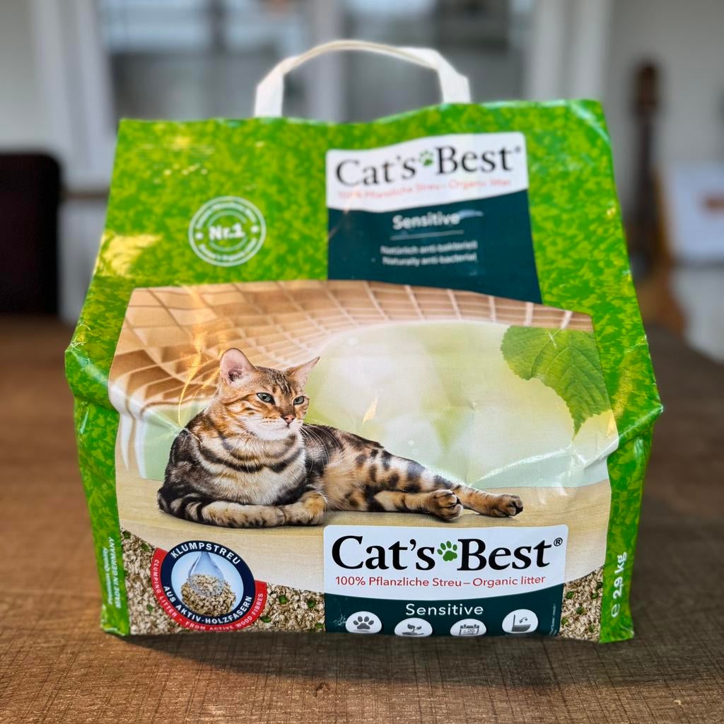Cat’s Best Sensitive Kattenbakvulling - 2.9kg, Ophalen, Nieuw