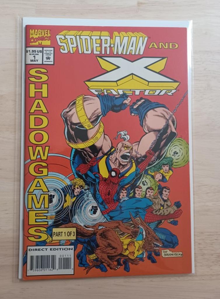 Spiderman and X-Factor Complete serie 3 comics 1994, Boeken, Nieuw, Ophalen of Verzenden, Meerdere comics, Amerika