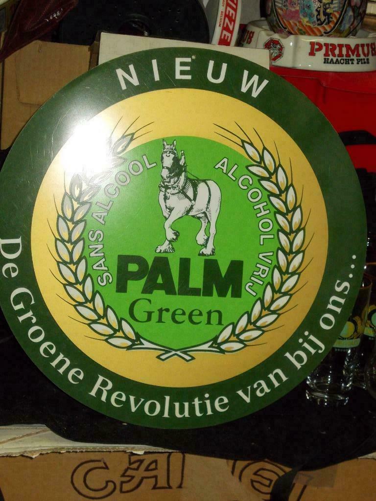 Beersign.Reclame.Karton.Palm Green.Duvel, Verzamelen, Merken en Reclamevoorwerpen, Ophalen of Verzenden, Zo goed als nieuw, Reclamebord