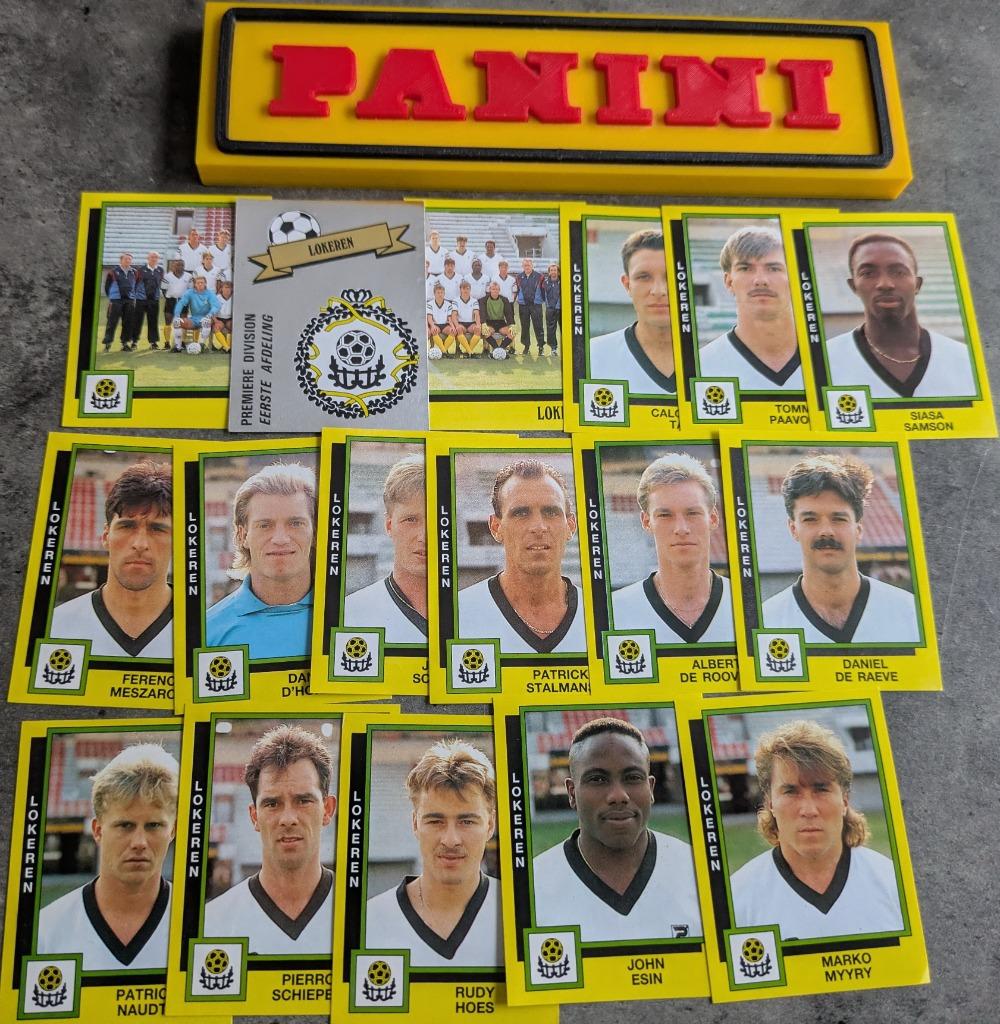 PANINI FOOTBALL 91 LOKEREN 17 STICKERS 1991, Verzenden, Nieuw