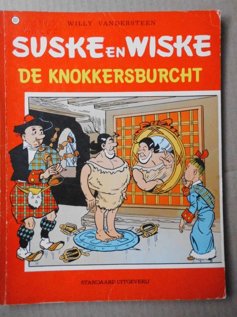 Suske en Wiske - De knokkersburcht, Gelezen, Willy Vandersteen, Eén stripboek, Ophalen of Verzenden