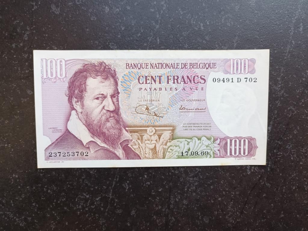 Magnifique plus rare 100 francs Lombard 1969 ! !, Enlèvement ou Envoi, Billets en vrac