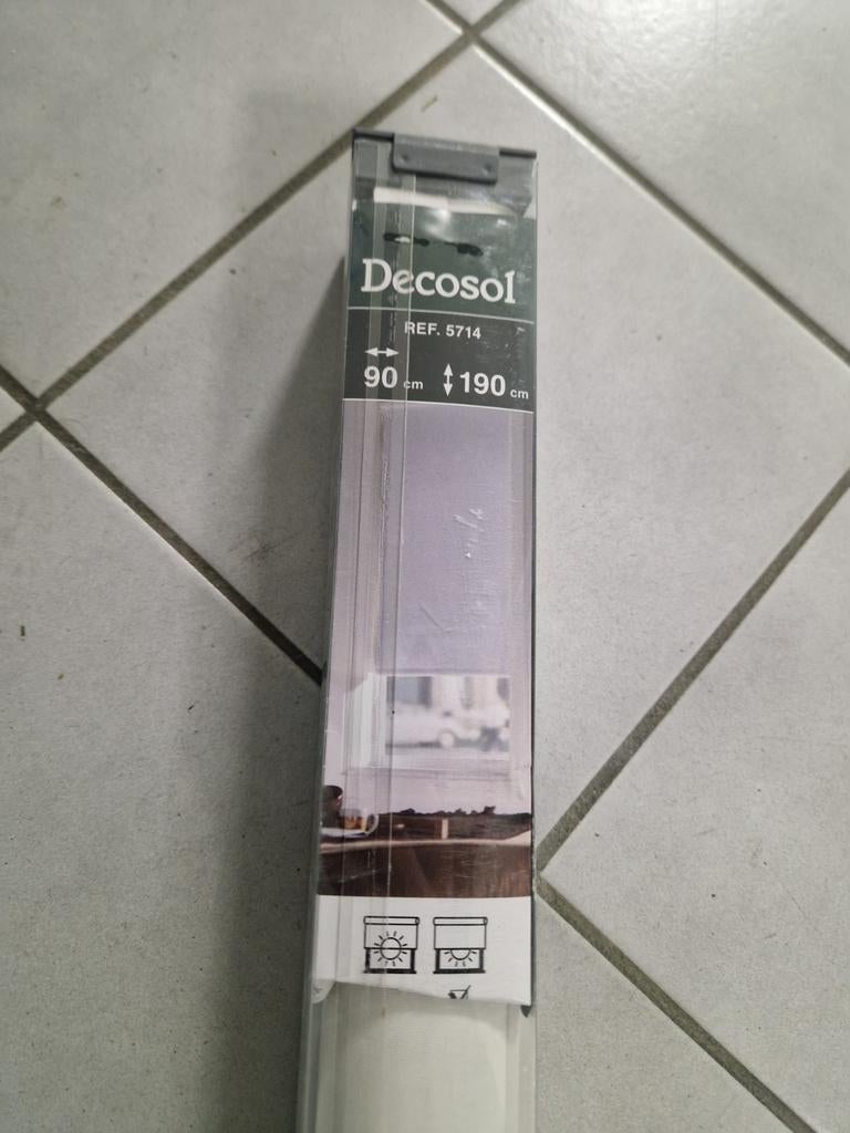 Rolgordijn Decosol, Enlèvement, Blanc