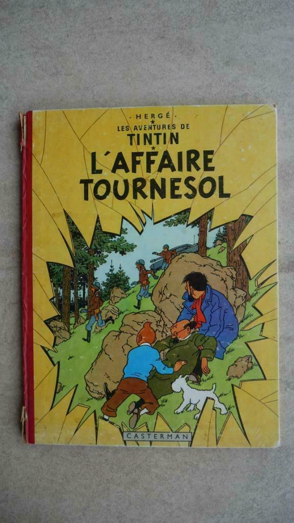 BD TINTIN 18 L'Affaire Tournesol B20 1956, Enlèvement ou Envoi
