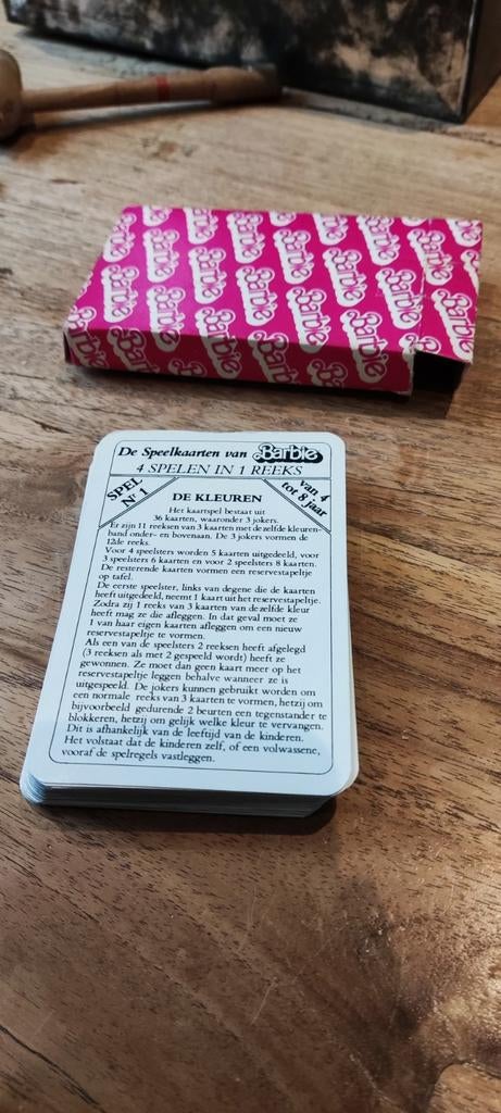 Barbie vintage kaartspel volledig jaren 90, Ophalen of Verzenden
