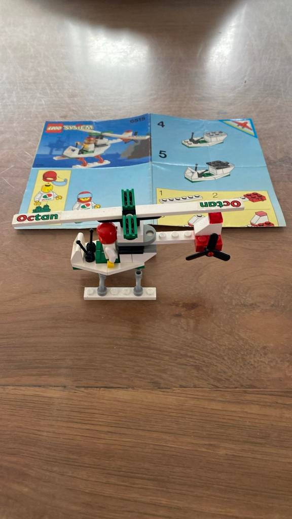 Lego octan helikopter nr 6515. 8€ met originele plan gn doos, Enlèvement, Utilisé, Lego