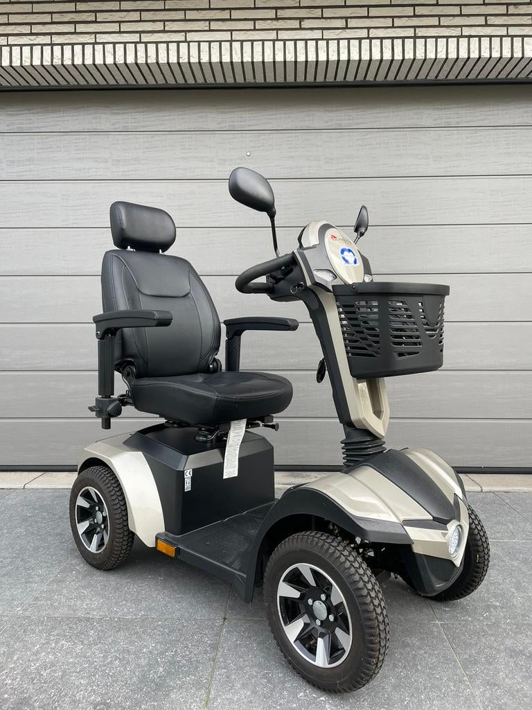 Scootmobiel VERMEIREN Mercurius 4D voiturette électrique PMR, Enlèvement ou Envoi, Pliant, Comme neuf, Fauteuil roulant électrique