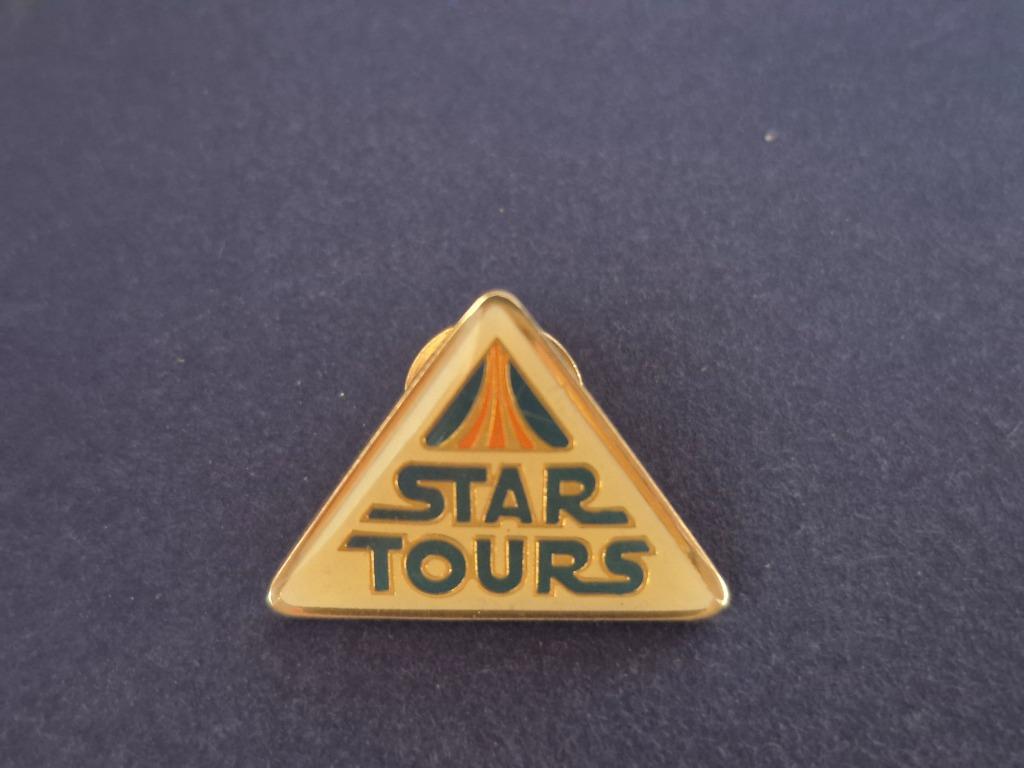 Pin vintage Star Tours (Disneyland Anaheim), Enlèvement ou Envoi, Comme neuf, Autres sujets/thèmes, Insigne ou Pin's