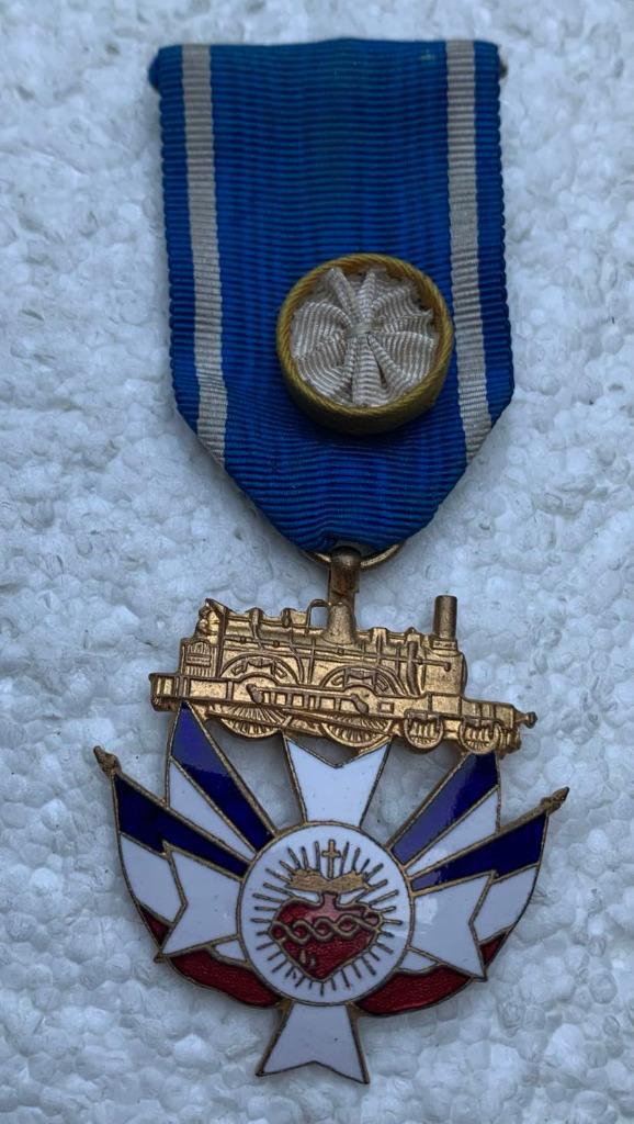 Medaille, Frankrijk, Chemin de Fer, 1ste klasse, Enlèvement ou Envoi, Utilisé, Train, Autres types