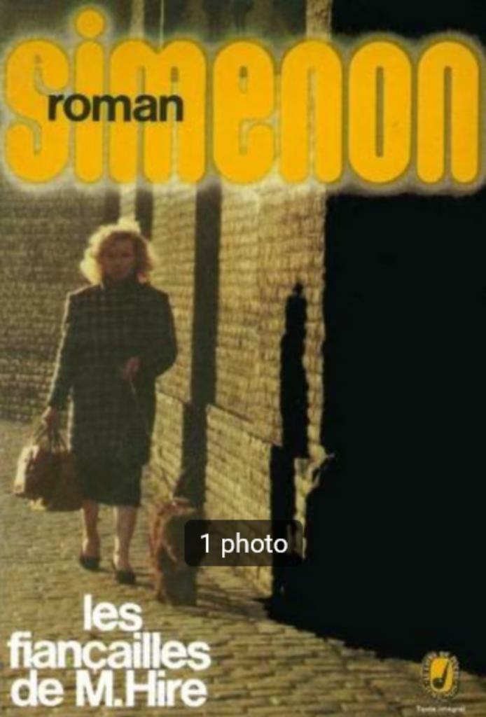 "Les fiançailles de M. Hire" Simenon (1960), Livres, Policiers, Utilisé, Enlèvement ou Envoi