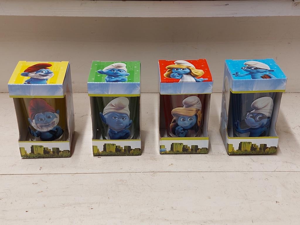 Verres schtroumpf, Collections, Enlèvement ou Envoi