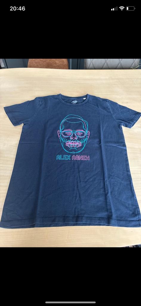 Alex Agnew t-shirts, Kleding | Heren, T-shirts, Gedragen, Maat 48/50 (M), Blauw, Ophalen of Verzenden