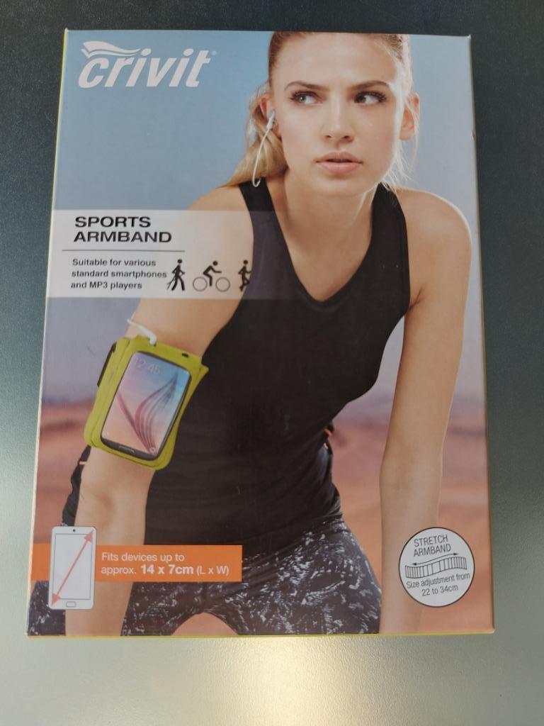 Crivit sports armband vr. tal van gangbare smartphones & MP3, Telecommunicatie, Mobiele telefoons | Hoesjes en Screenprotectors | Overige merken