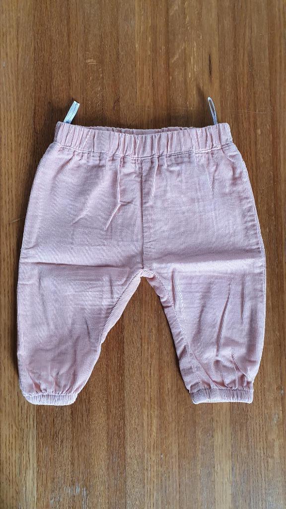 Roze broek - maat 56 (type ribfluweel), Ophalen, Zeeman, Broekje, Meisje
