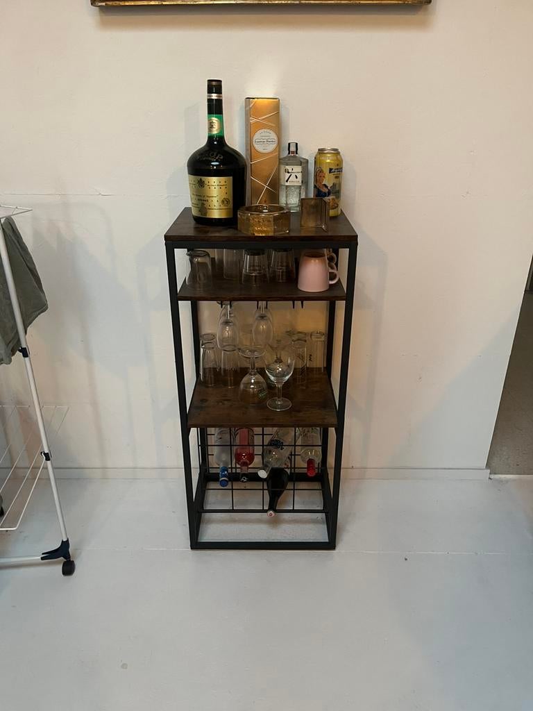 Drankkast/wijnrek, Ophalen, 15 tot 25 flessen, Zo goed als nieuw, 75 cm of meer