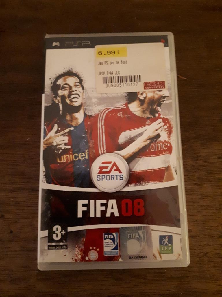 PSP Games: Fifa 08, Games en Spelcomputers, 1 speler, Ophalen of Verzenden, Zo goed als nieuw, Vanaf 3 jaar