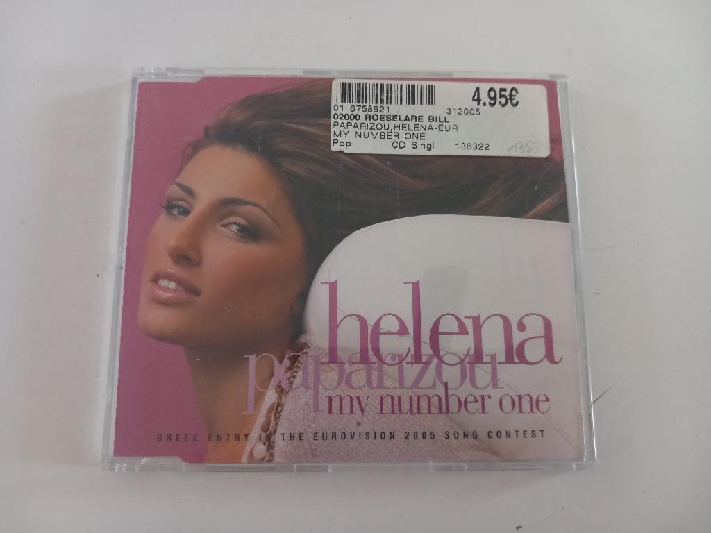 CD single Helena Paparizou Eurosong Eurovisie Griekenland, 1 single, Ophalen of Verzenden, Pop